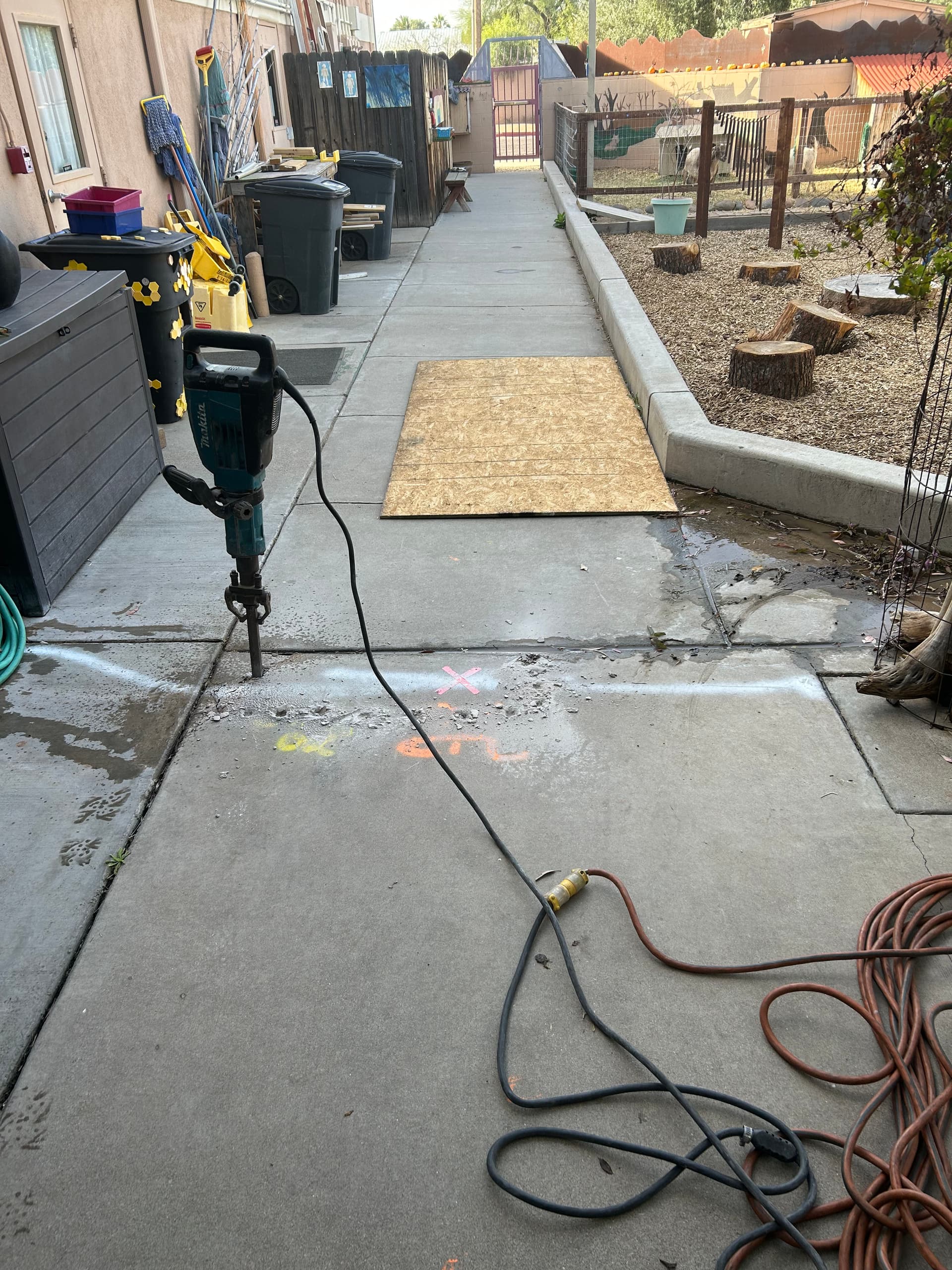 Successful Pipe Repair Under Concrete Pathway image