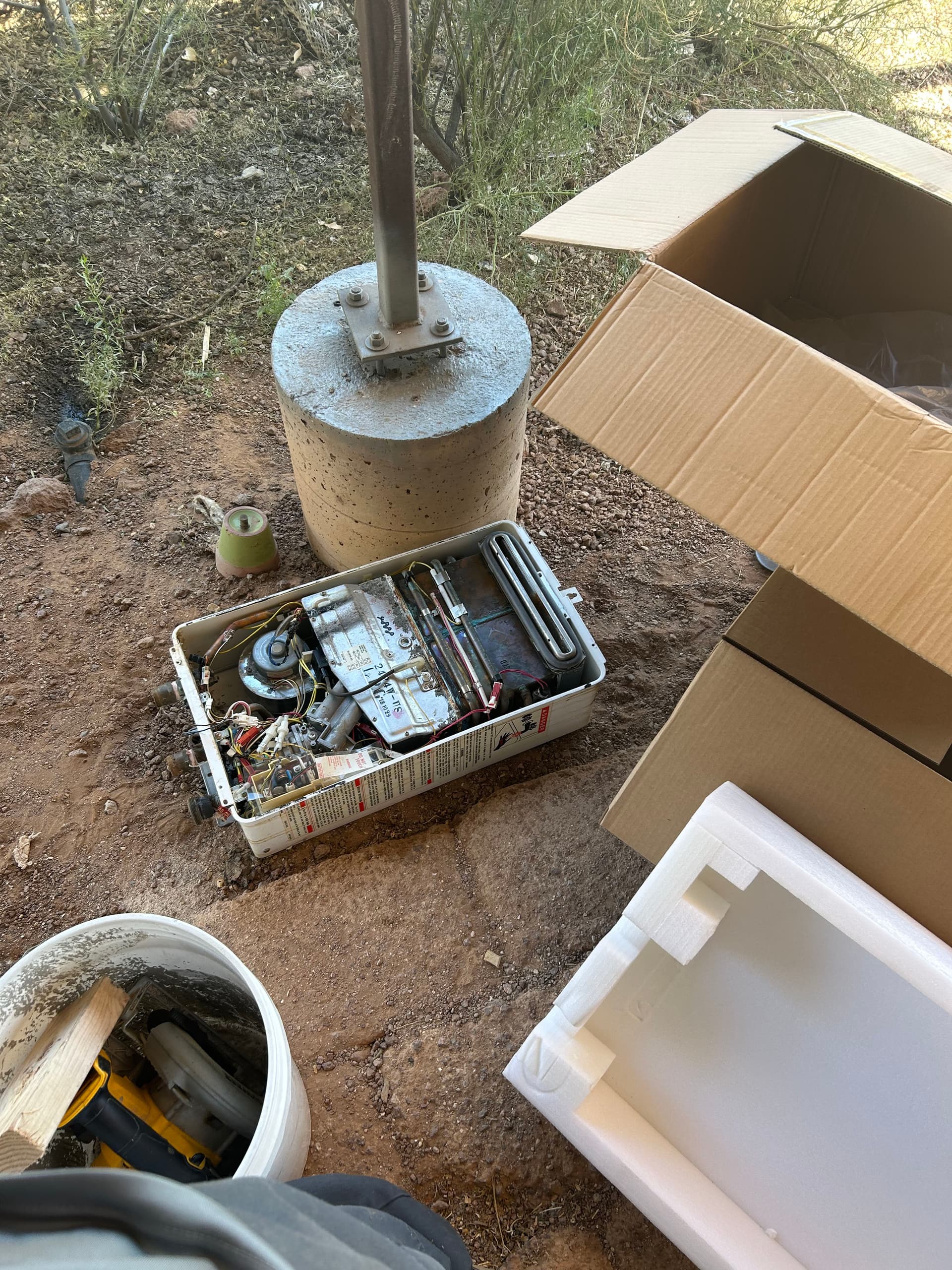 Gallery photos for Propane Tankless Water Heater Caught Fire - Here's What We Did: Image #2