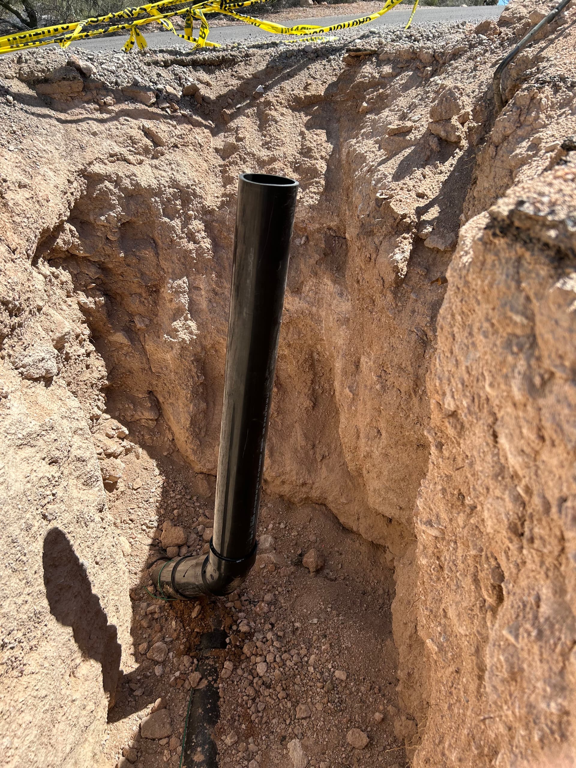 Gallery photos for 110-Foot Sewer Line Install Passed County Inspection: Image #1