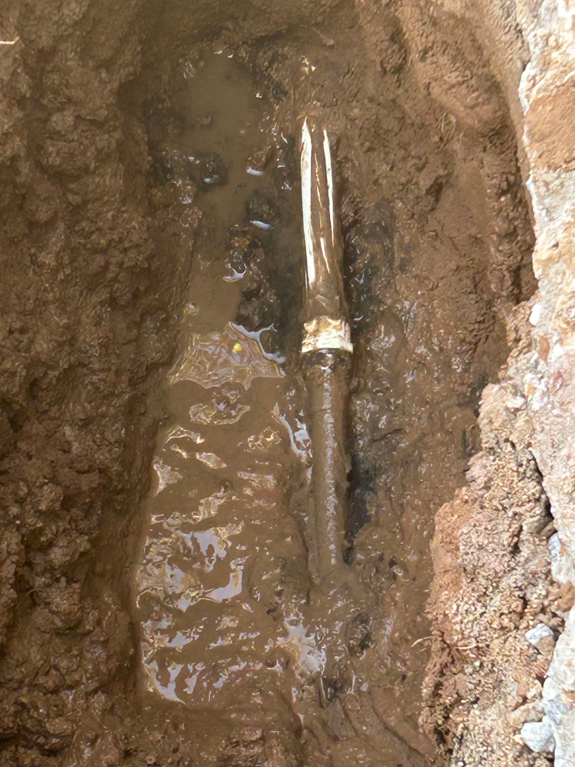 Gallery photos for Successful Pipe Repair Under Concrete Pathway: Image #5