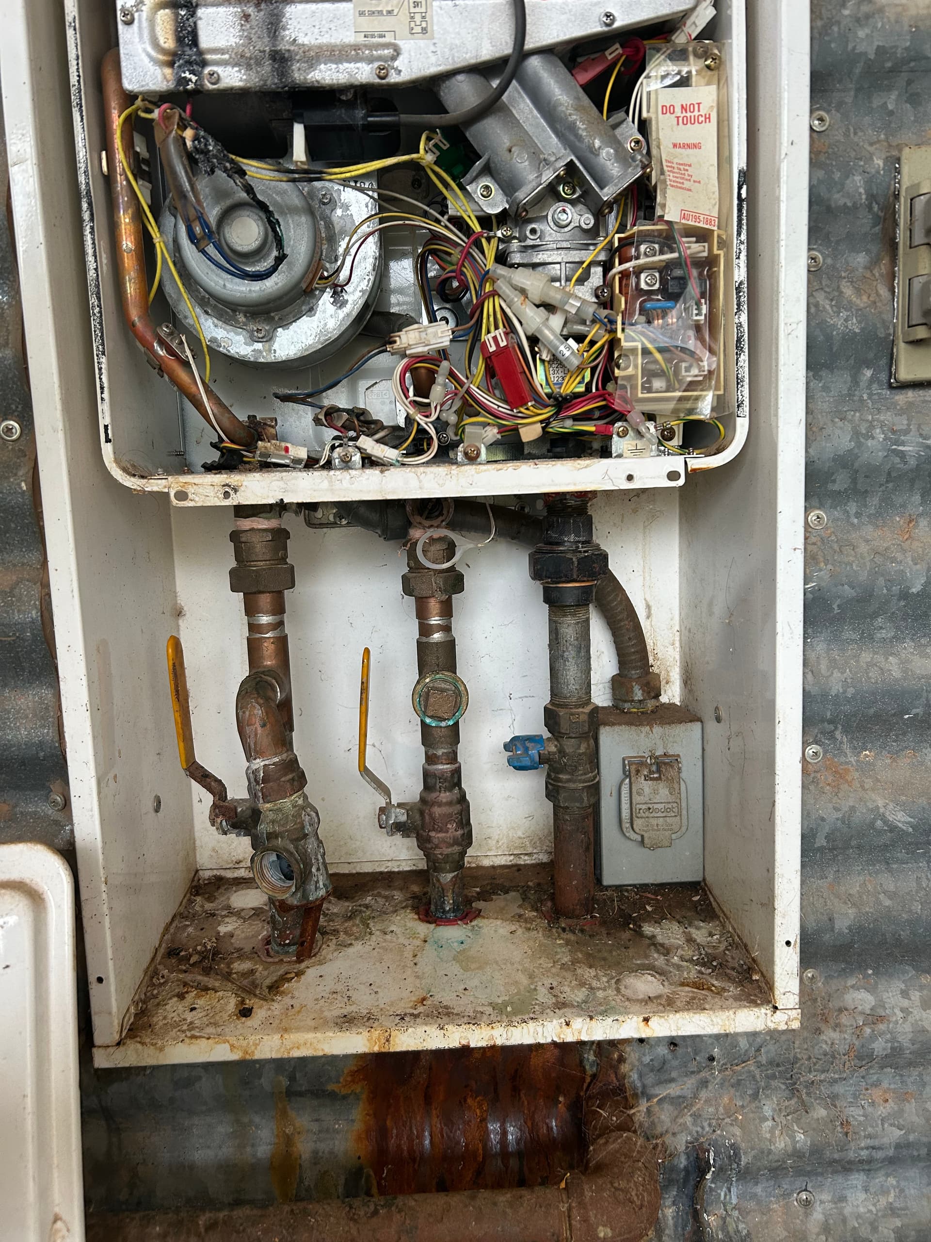 Gallery photos for Propane Tankless Water Heater Caught Fire - Here's What We Did: Image #1
