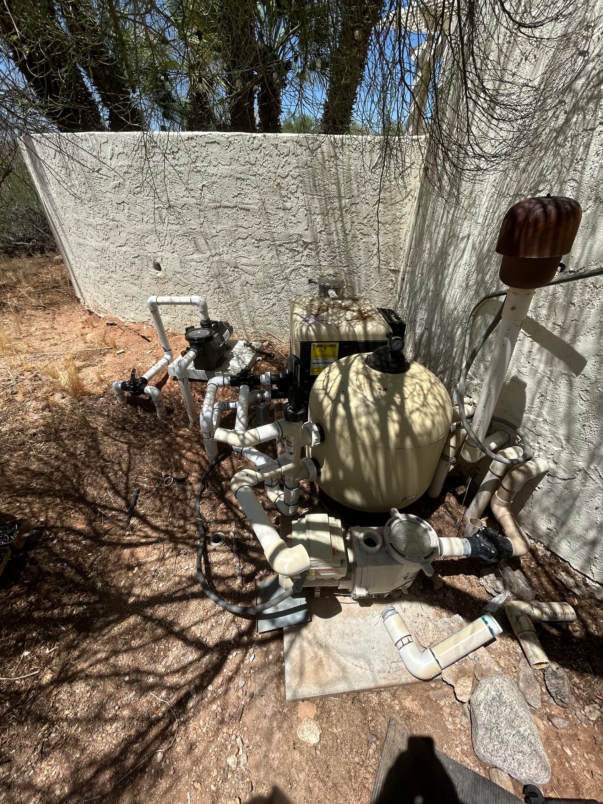 Gas Line Repair on a Pool Heater That Wasn't Safe to Run