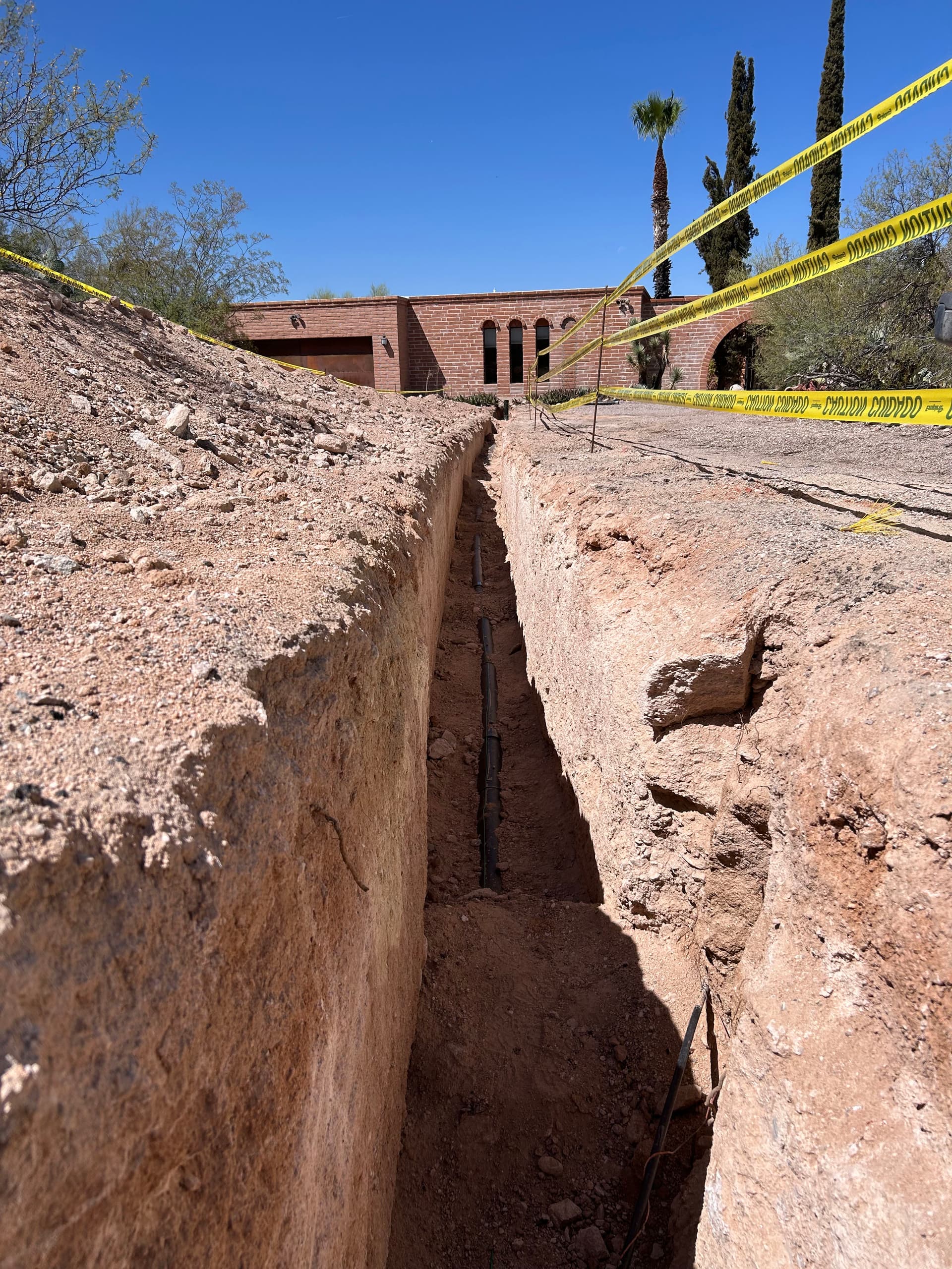 110-Foot Sewer Line Install Passed County Inspection image
