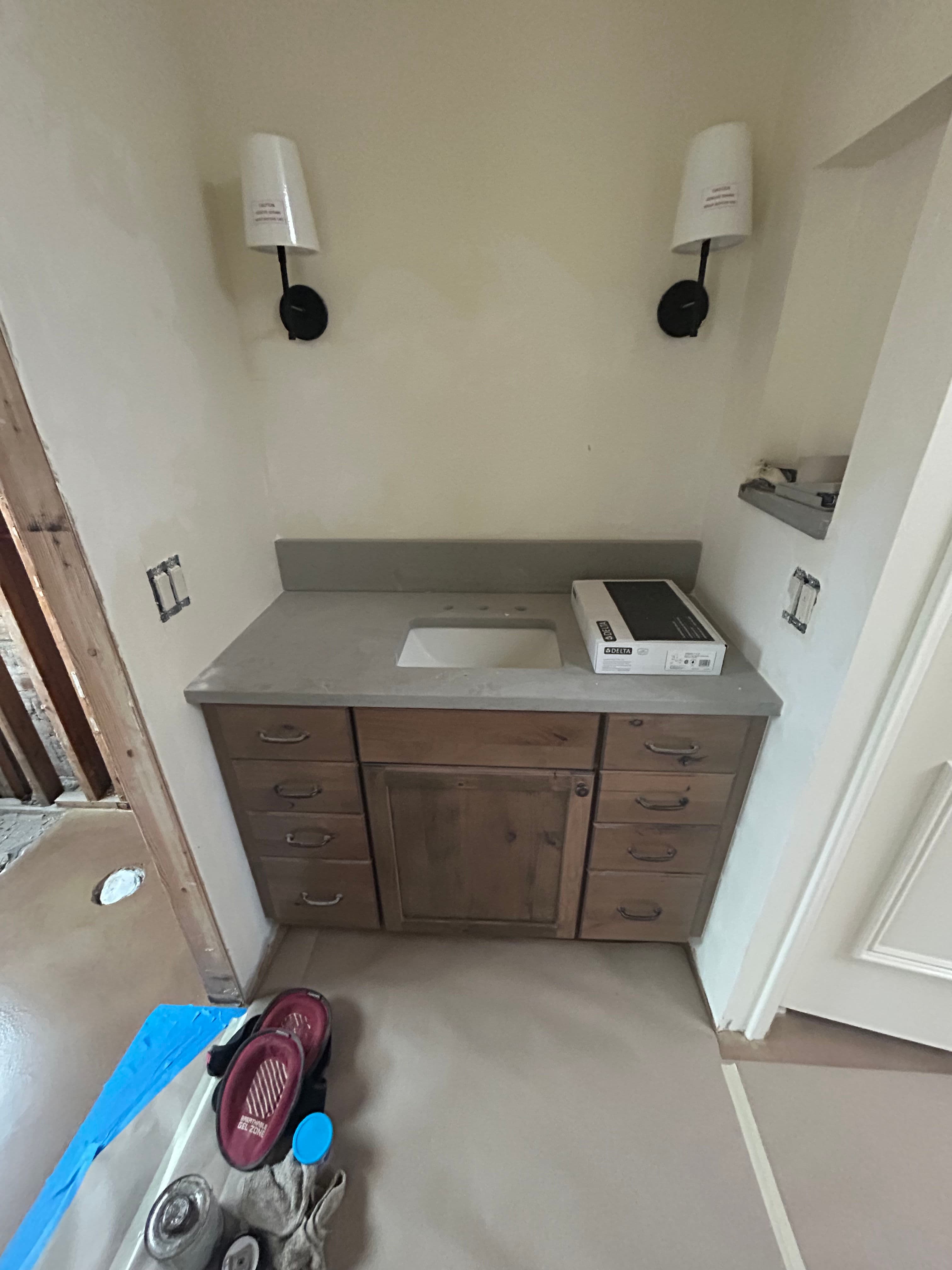 Project Master Bathroom Sink and Faucet Installation image