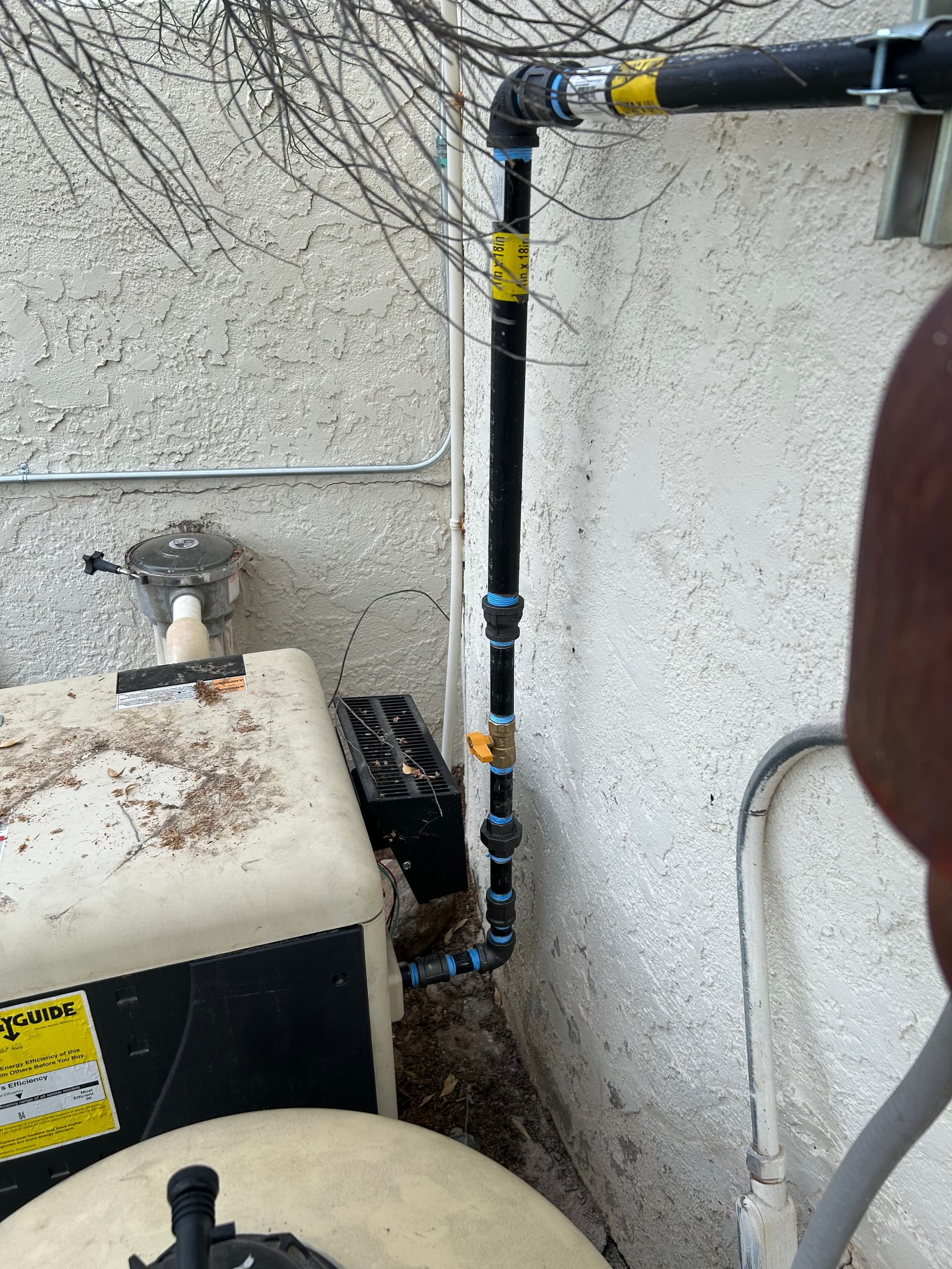 Gallery photos for Gas Line Repair on a Pool Heater That Wasn't Safe to Run: Image #5