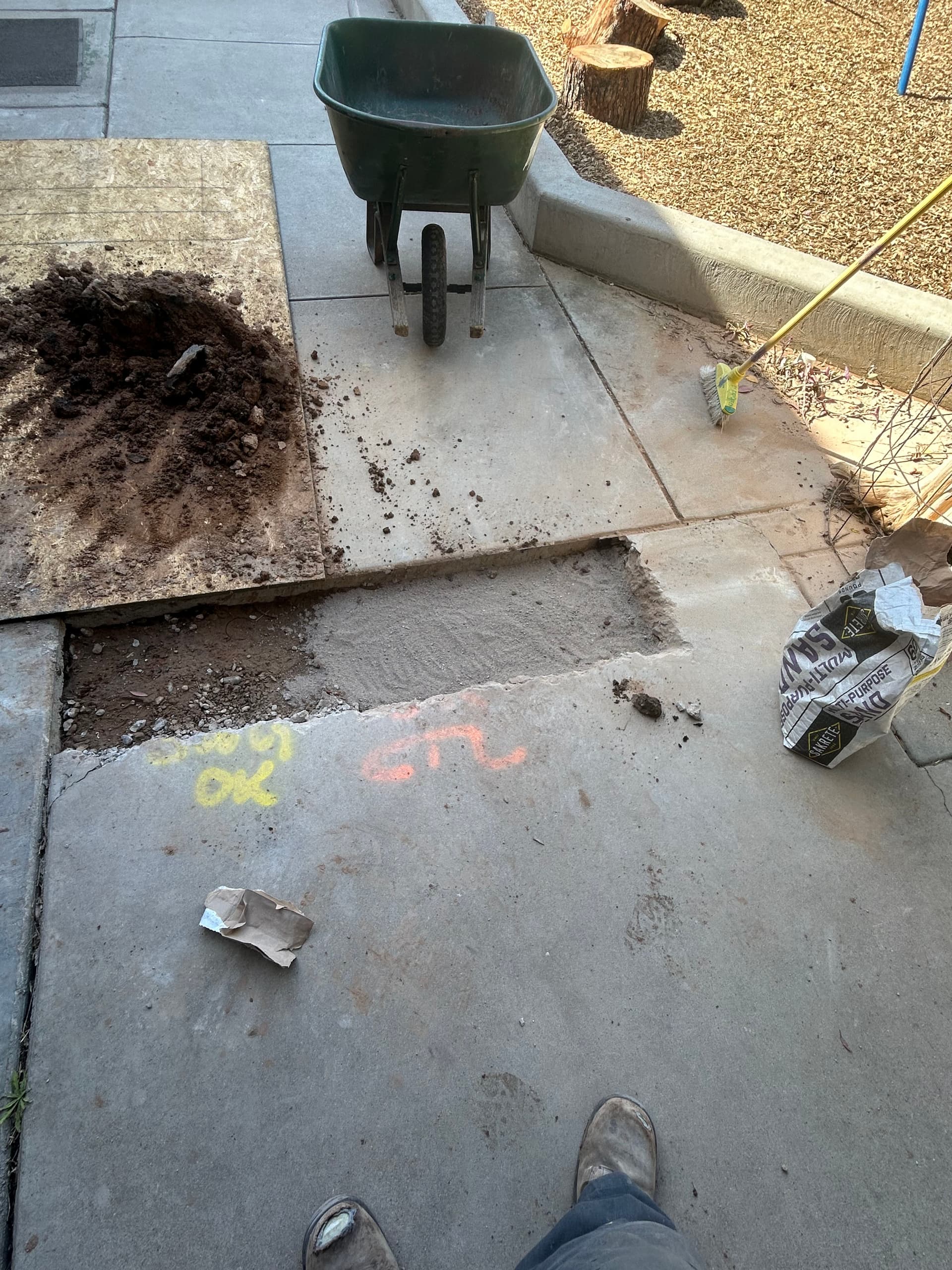 Gallery photos for Successful Pipe Repair Under Concrete Pathway: Image #9