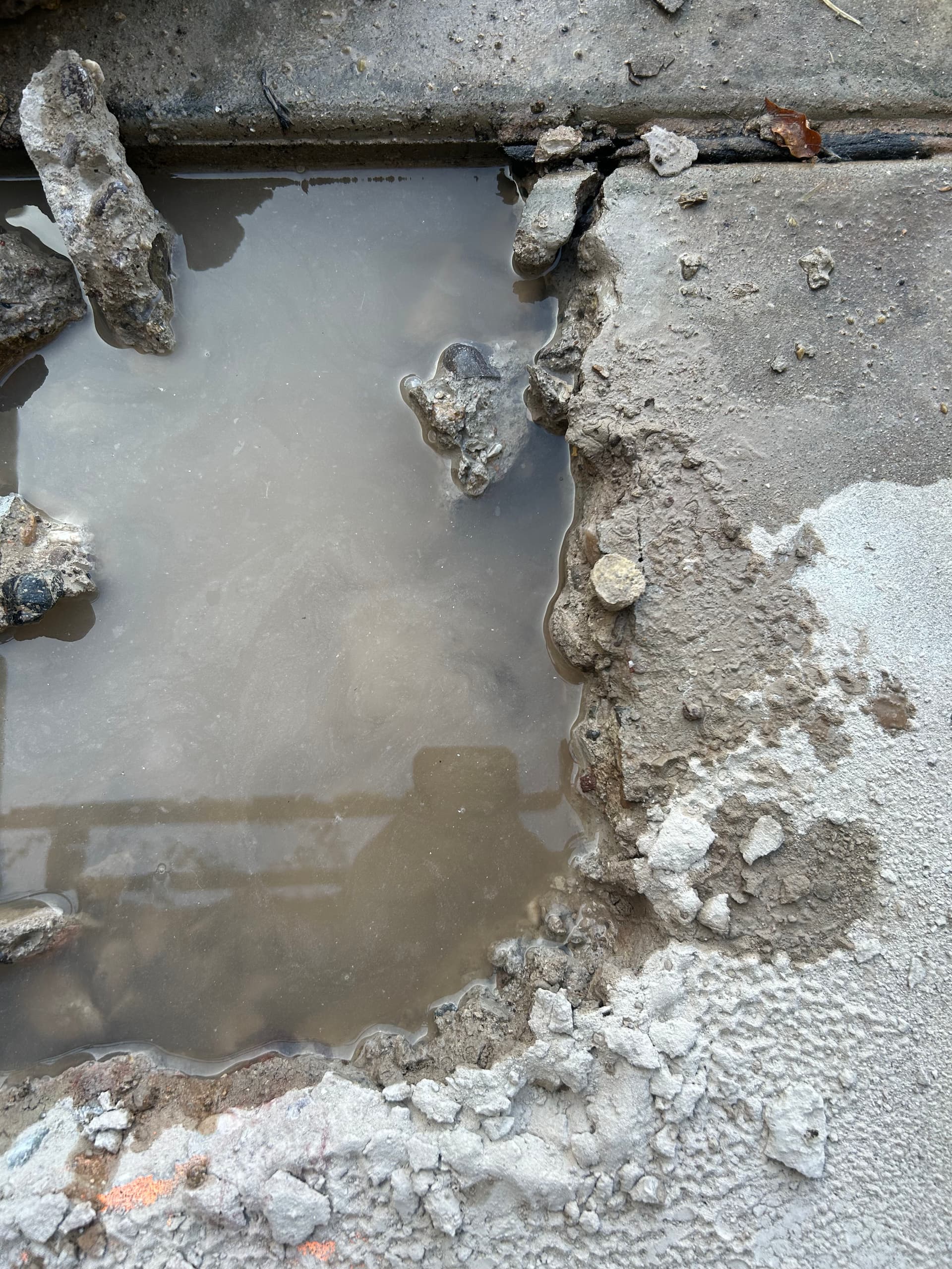 Gallery photos for Successful Pipe Repair Under Concrete Pathway: Image #3