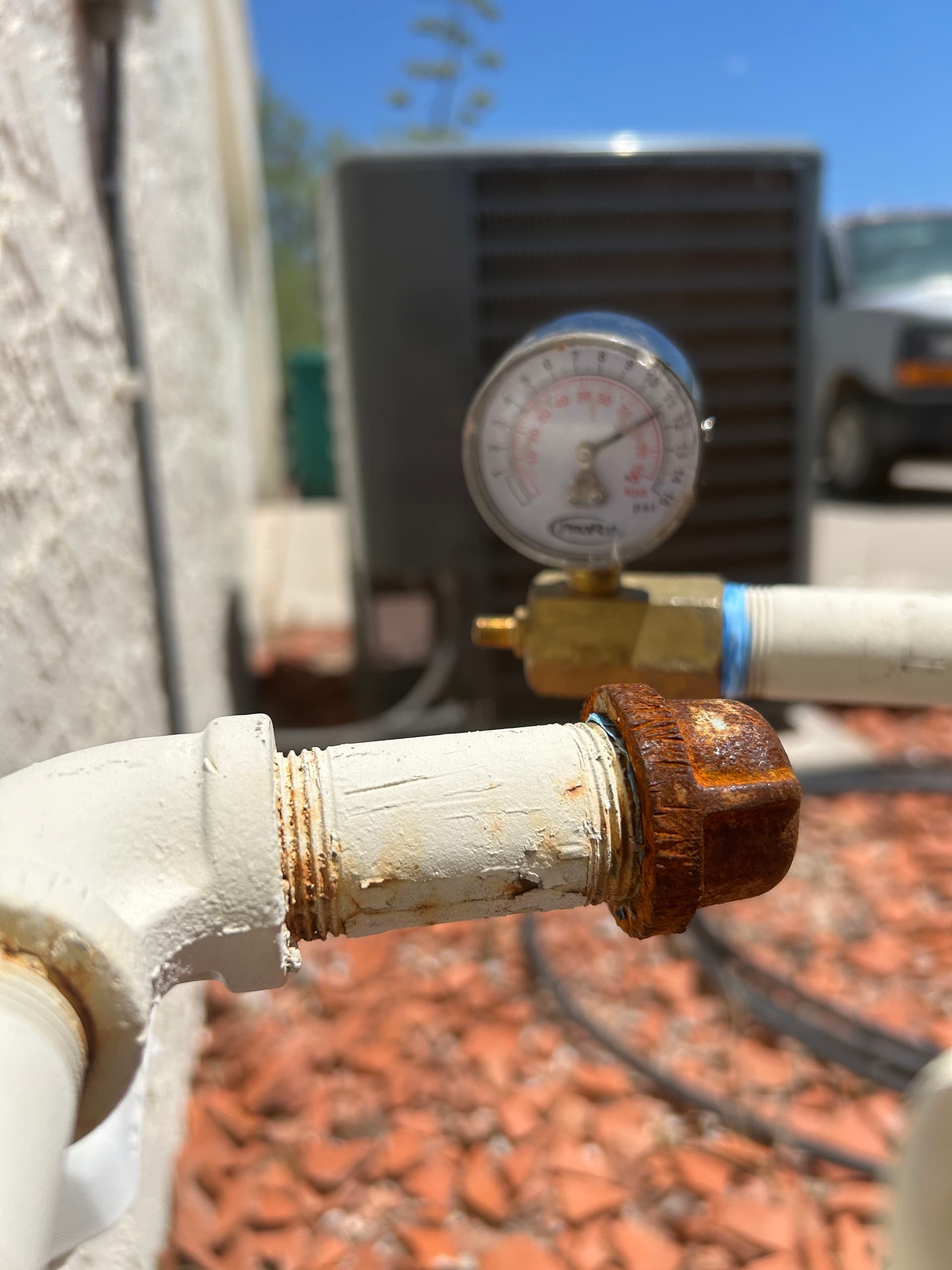 Gas Line Repair on a Pool Heater That Wasn't Safe to Run
