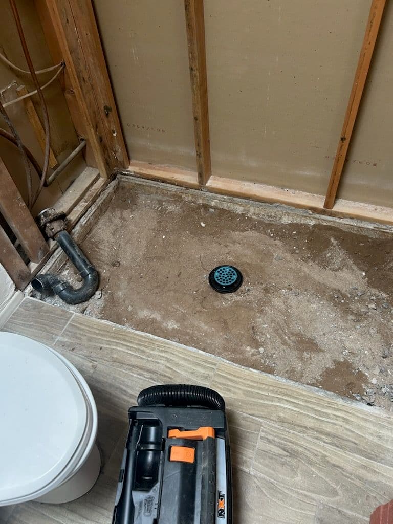 Shower Drain Update and Centering image