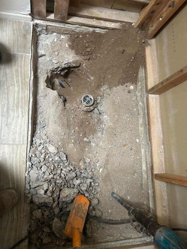 Gallery photos for Shower Drain Update and Centering: Image #1