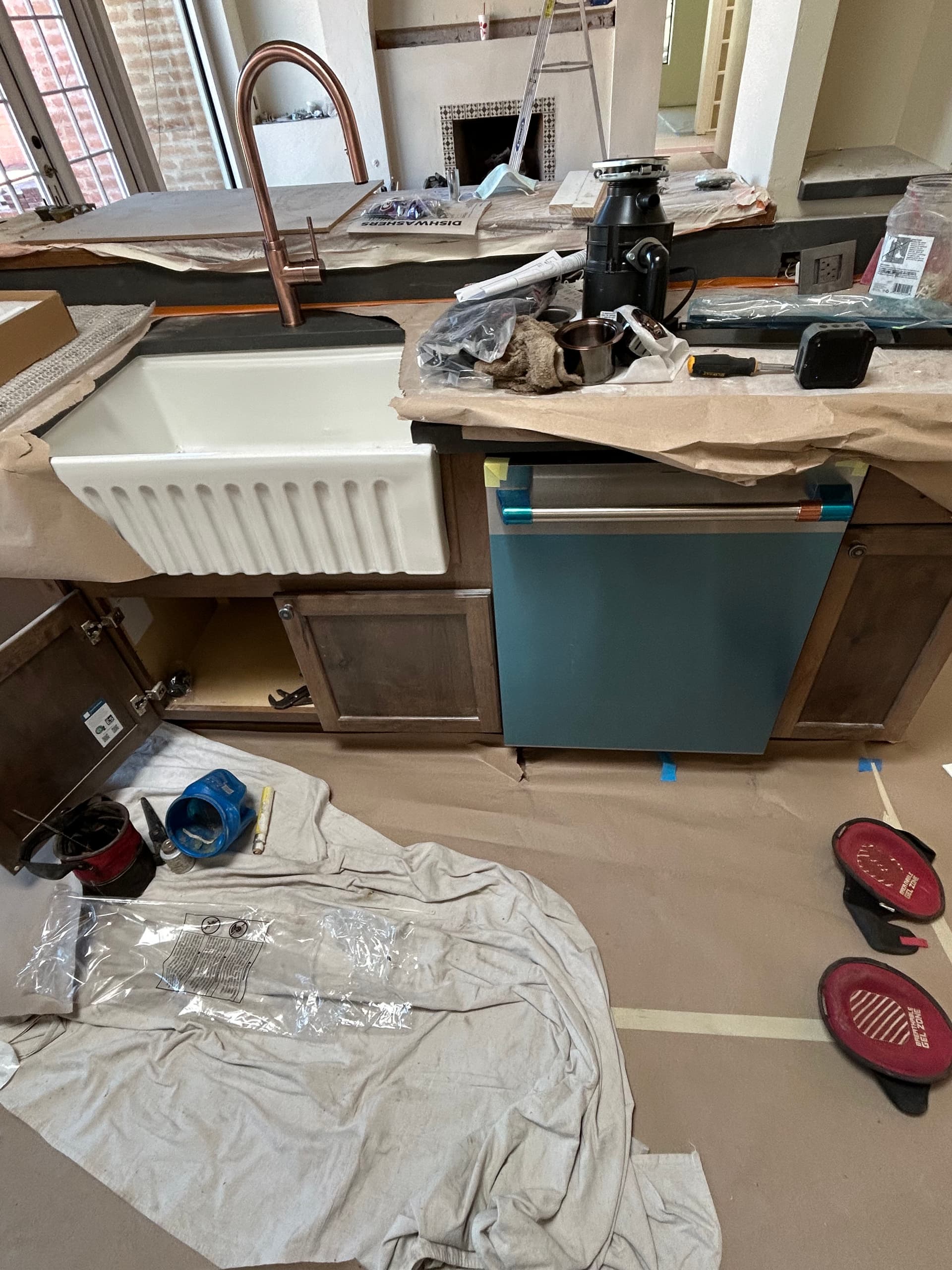 Gallery photos for Kitchen Plumbing Overhaul with Copper Highlights: Image #6