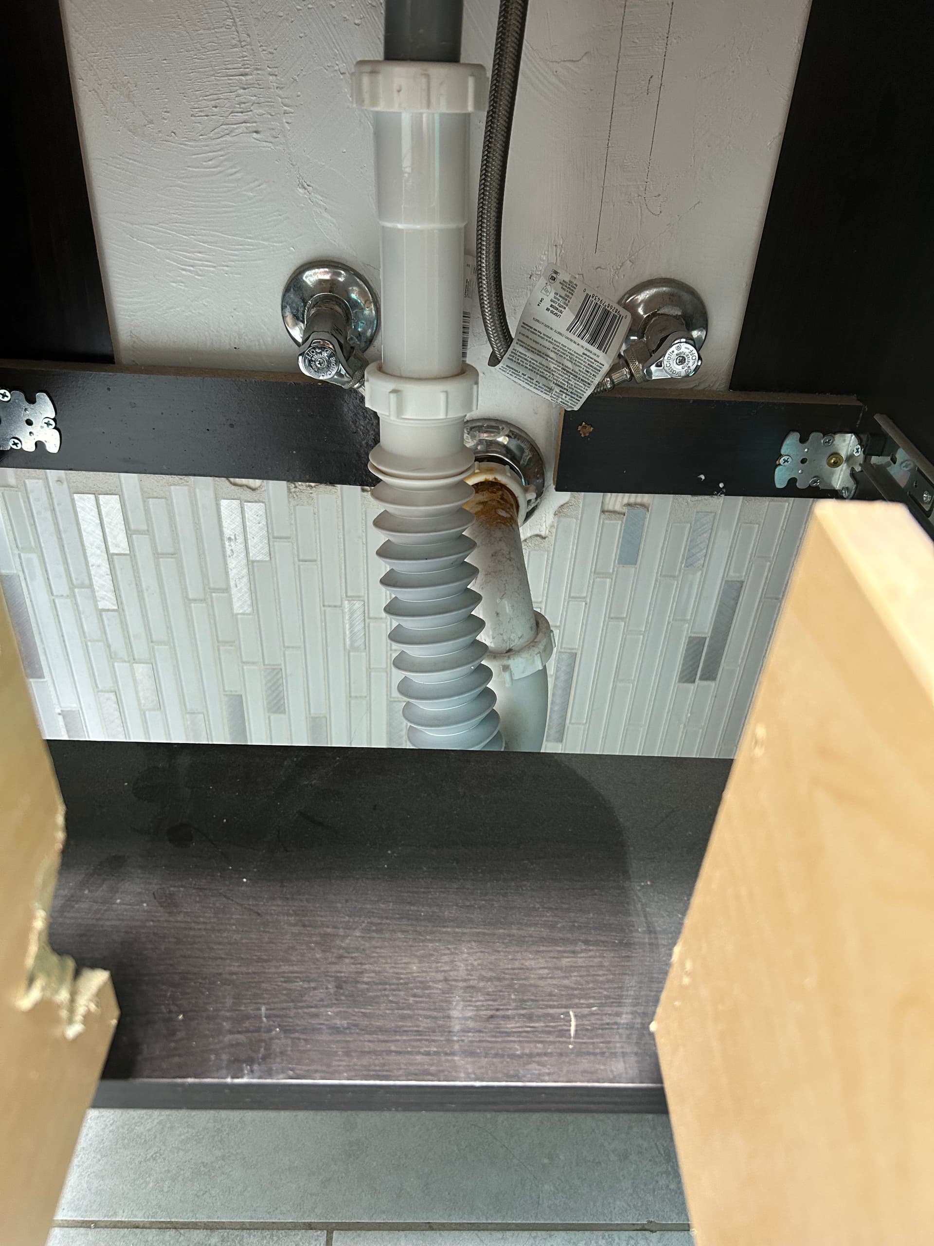 Gallery photos for Corroded Lavatory Fitting Found and Fixed Before the Damage Spread: Image #1