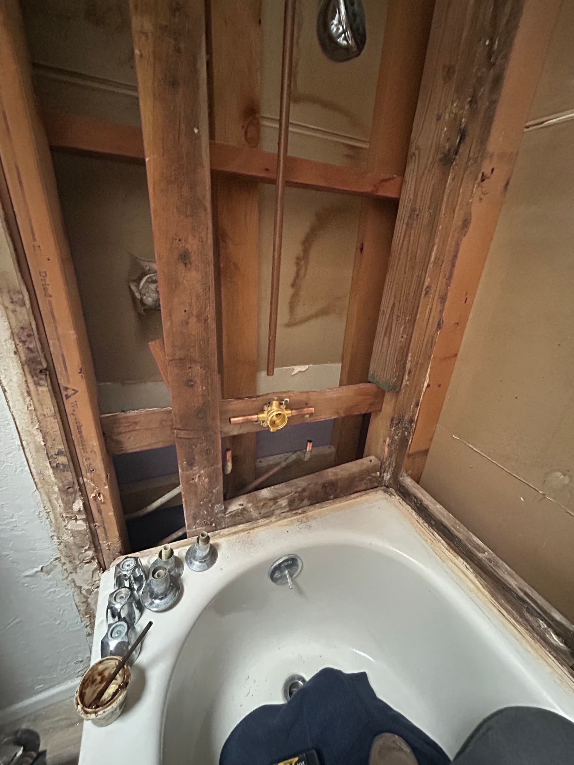 Gallery photos for Bathroom Makeover with New Shower Install: Image #1
