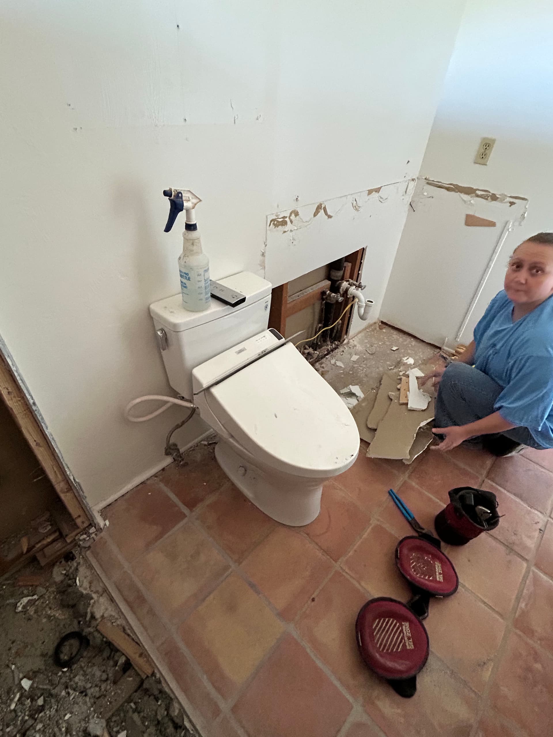 Gallery photos for Big Sewer Line Repair Underway and the Family Team is All In: Image #5