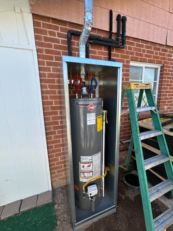 Gallery photos for Water Heater Relocation and New Gas Line Installation: Image #3